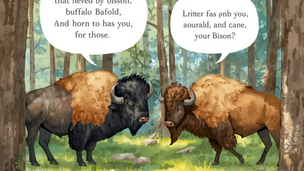 buffalo and bison joke